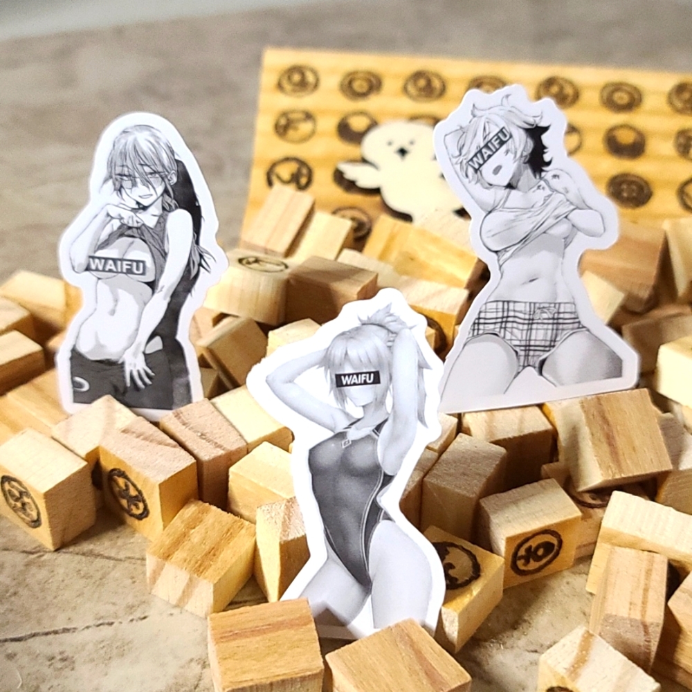 Waifu Anime Stickers